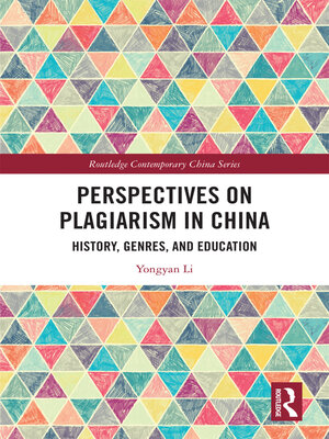 cover image of Perspectives on Plagiarism in China